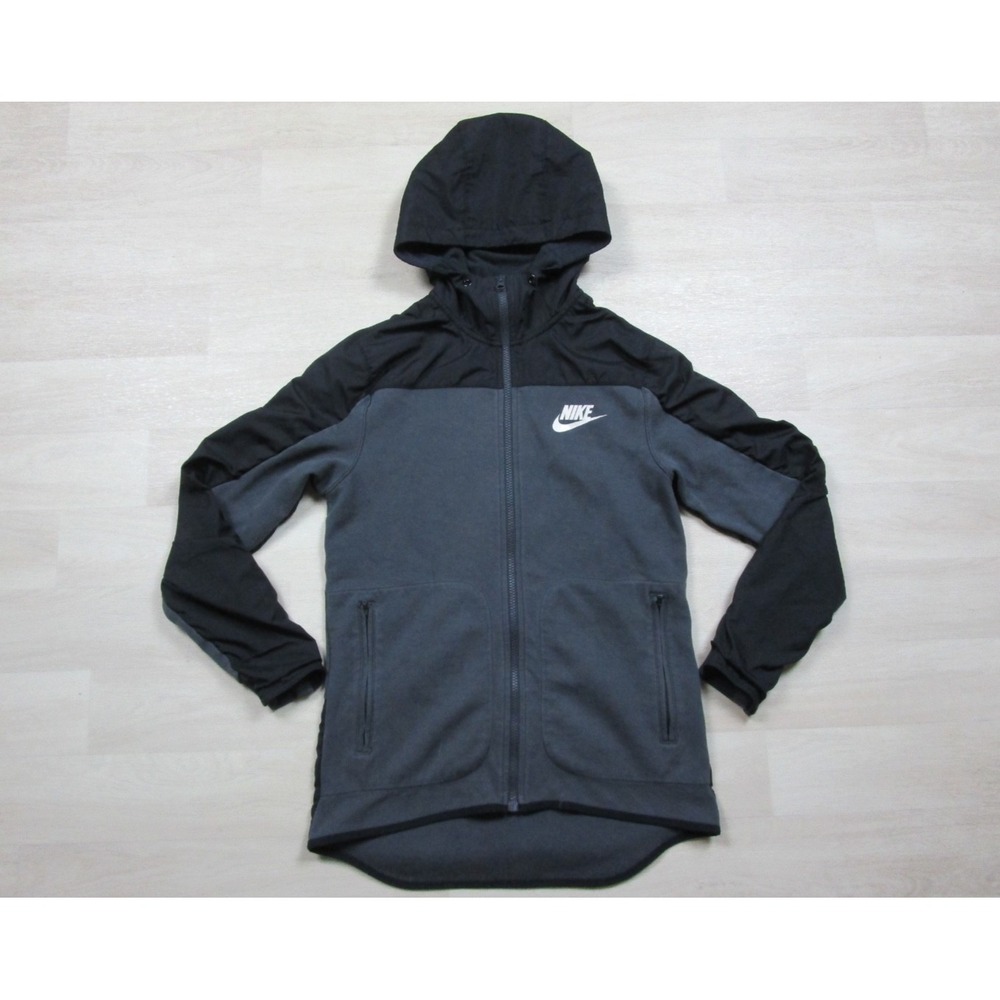 Nike Sportswear AV15 Hoodie Mens (S) Full Zip Knit Jacket 807415-06 Athletic Run